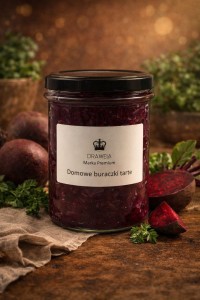 Domowe buraczki tarte 